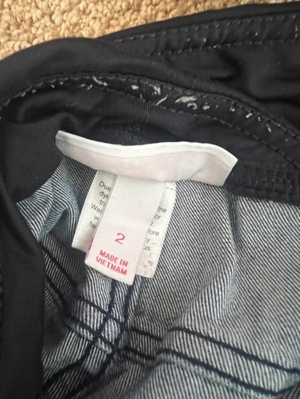 Isabel Maternity by Ingrid & Isabel Skinny Jeans Dark‎ Wash Over Belly Size 2 - Picture 4 of 5